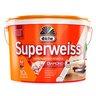 SUPERWEISS RD4 9л "Dufa" ВД краска