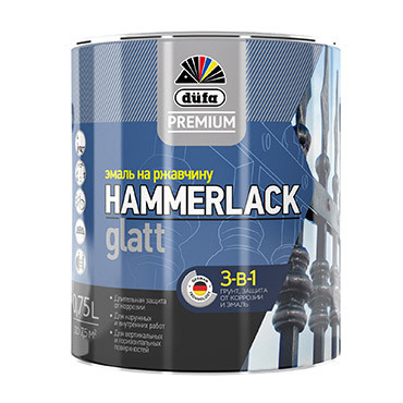 HAMMERLACK на ржавчину гладкая RAL-1015 слоновая кость 2л "DufaPremium" Эмаль (под заказ) HAMMERLACK на ржавчину гладкая RAL-1015 слоновая кость 2л "DufaPremium" Эмаль (под заказ)